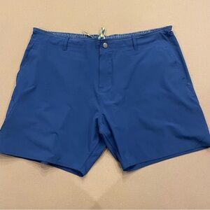 Men’s AFTCO Polyester/Elastane Navy Blue Shorts Size 40
